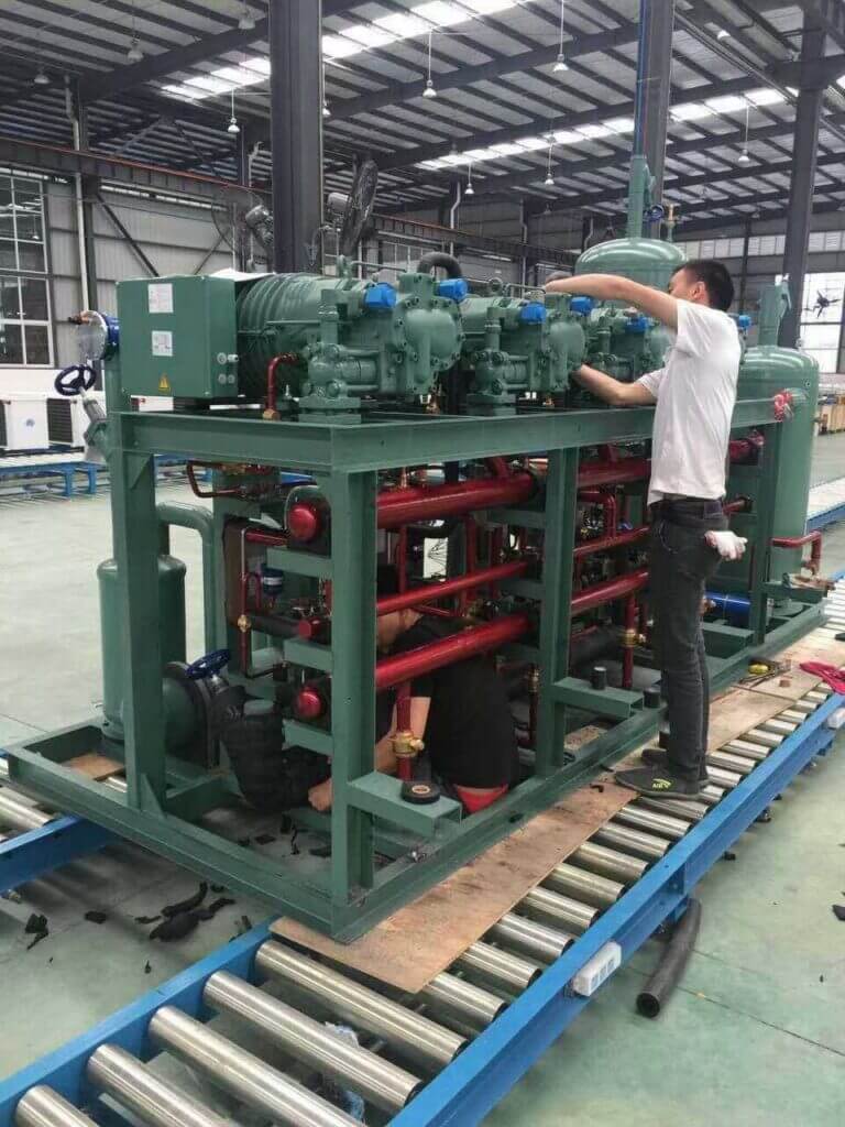 Recipe Room Compressor Freezer Room - Overall refrigeration solutions for food processing factory